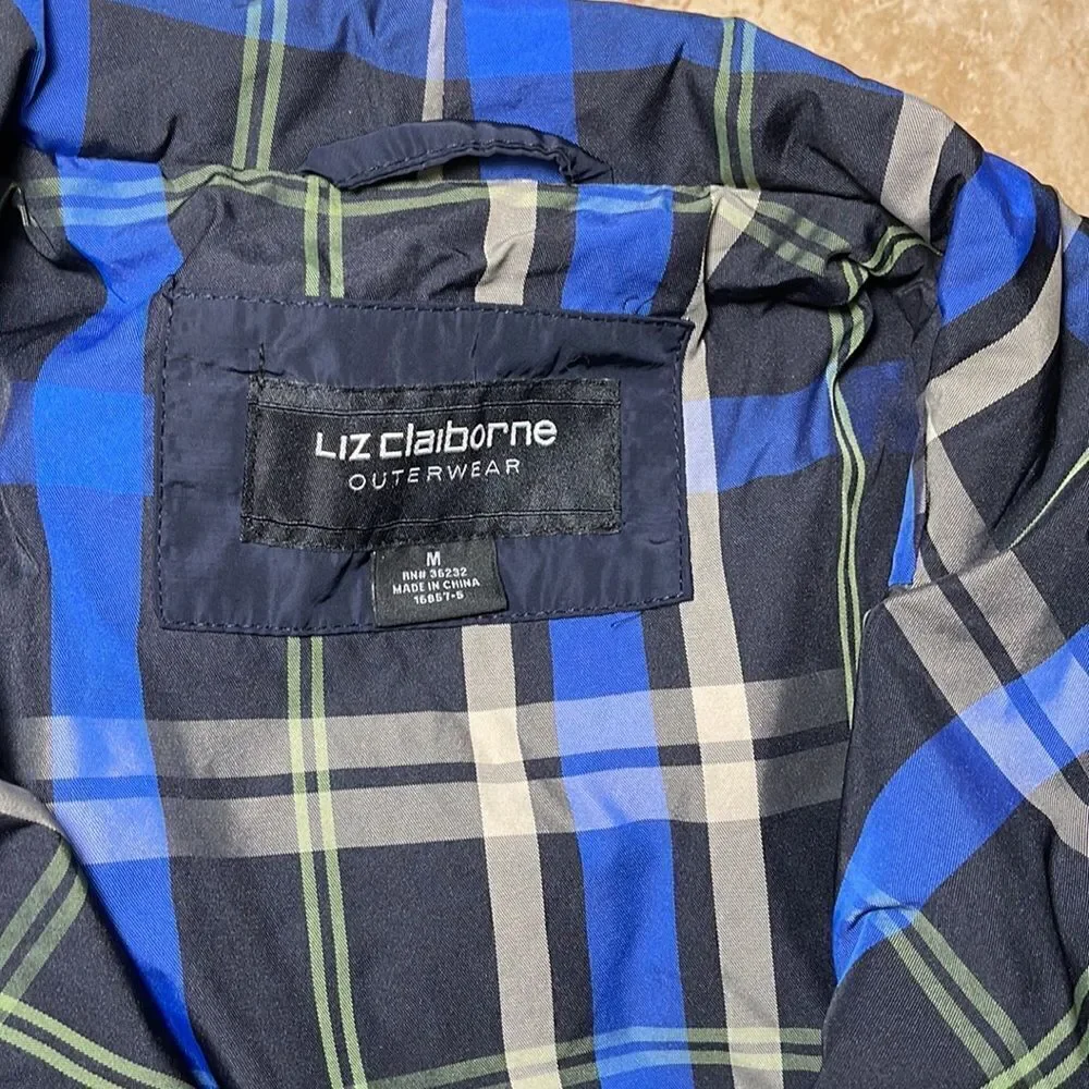 Liz Claiborne black quilted jacket